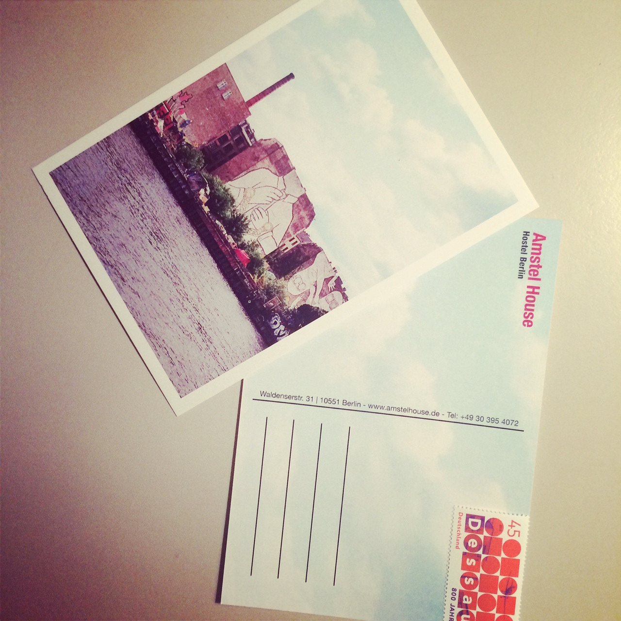 Postcard spree Berlin