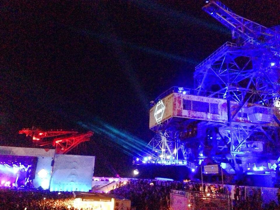 Ferropolis – also known as “the city of iron” melt 2015