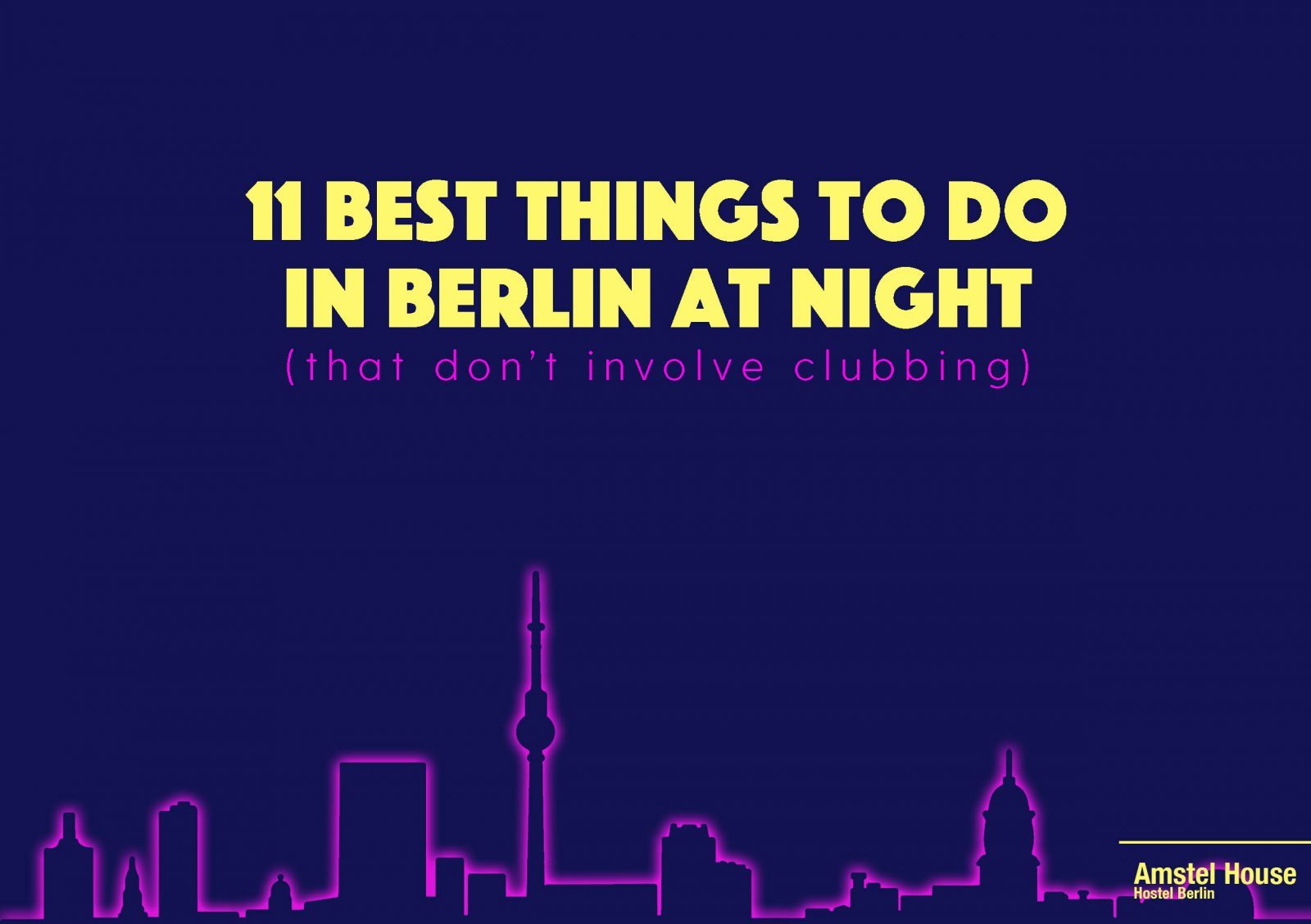 best things to do in berlin at night